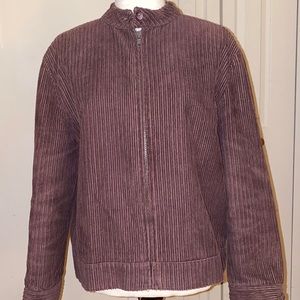 Corduroy bomber jacket size L